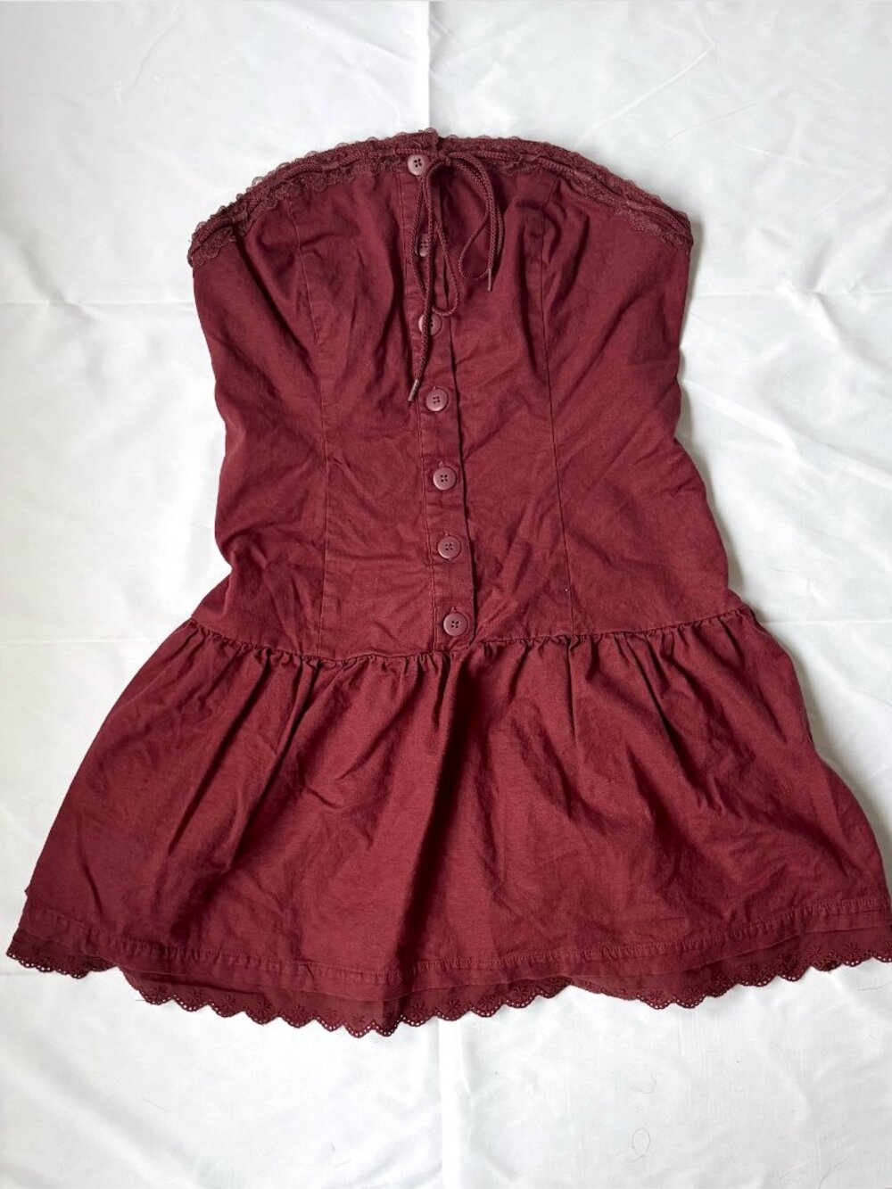 Kimchi Blue (Urban Outfitters) Women's Strapless Matilda Mini Dress | Size M - Picture 2 of 8